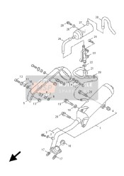 4P9E48850000, Form Schlauch, Yamaha, 2